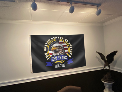 American Patriotic Eagle Celebration Flag