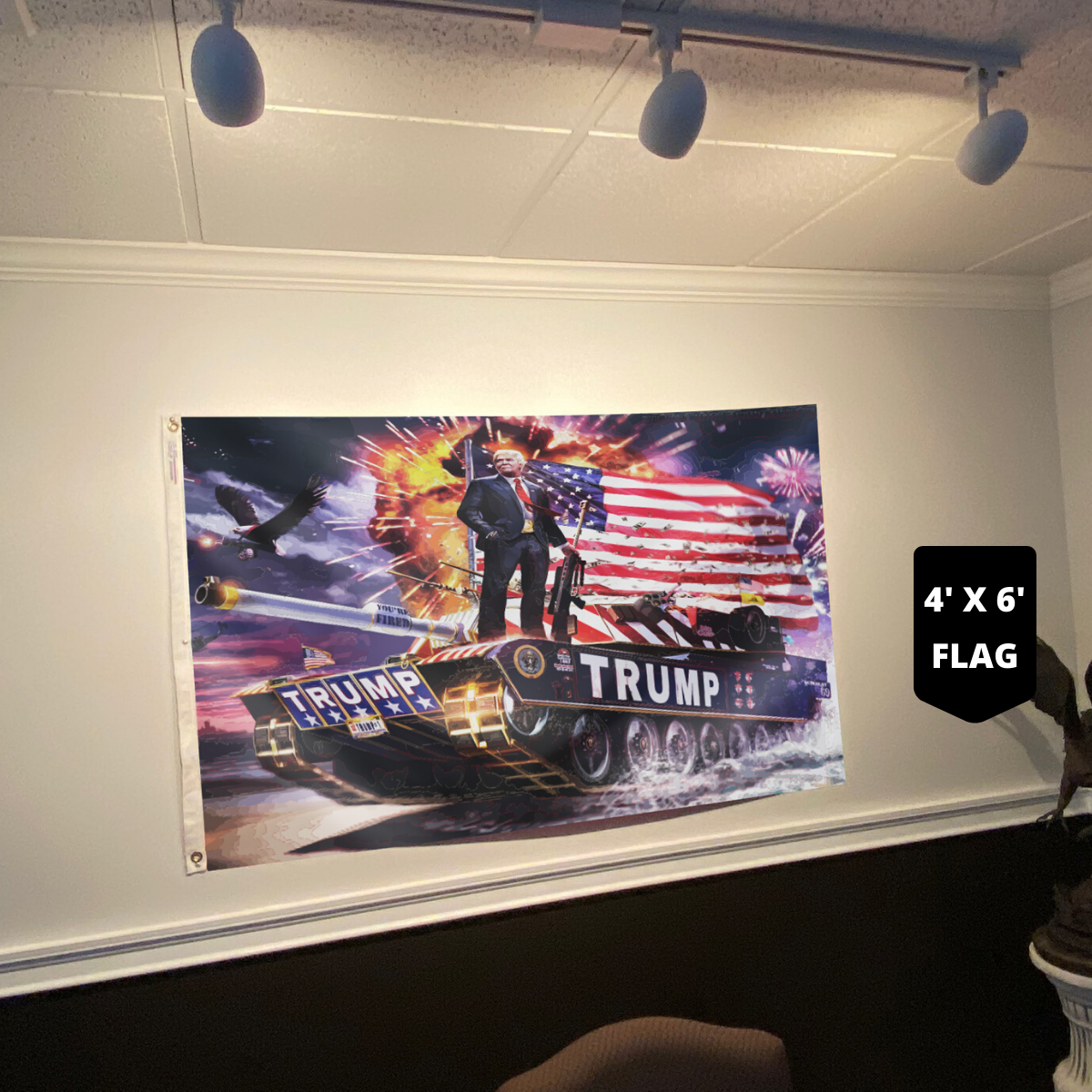 Patriot Rally Rare Tank Flag