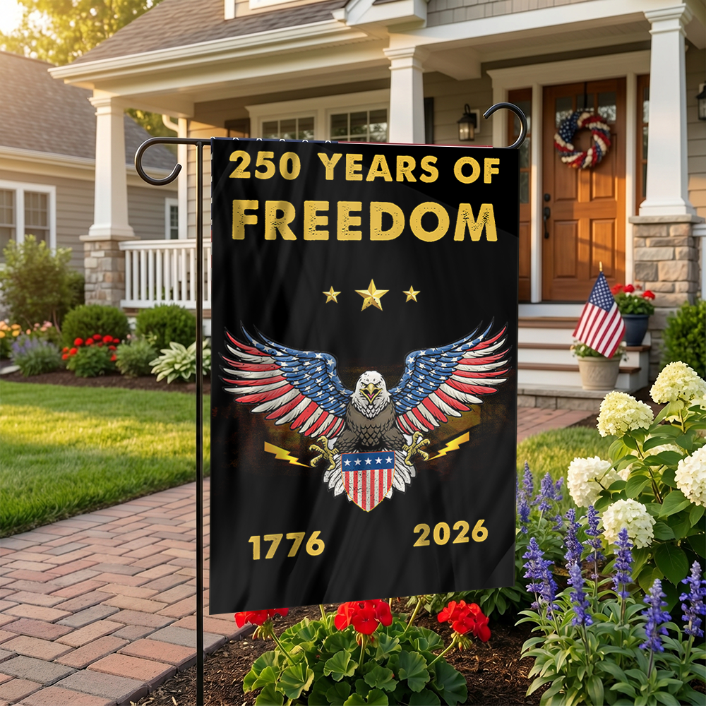 Freedom Eagle Patriotic Garden Flag