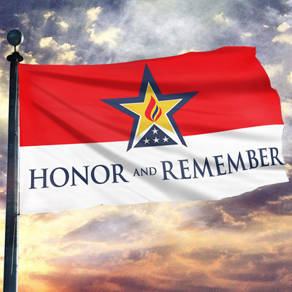 Honor Remember Memorial Tribute Flag