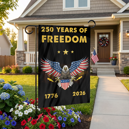 Freedom Eagle Patriotic Garden Flag