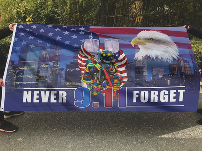 Never Forget Heroes Tribute Flag