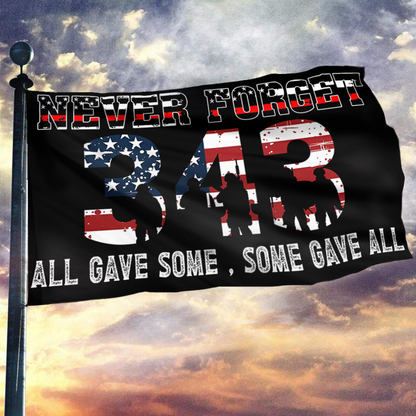 Never Forget Memorial Flag