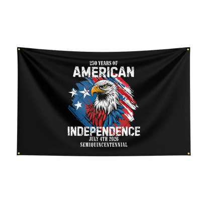 Patriotic 250th Anniversary Celebration Outdoor Flag