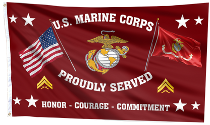 Corporal Marine Corps Pride Flag