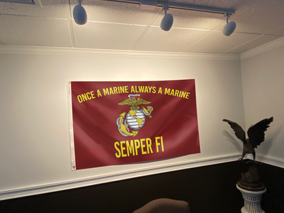 Semper Fi Pride Marine Flag