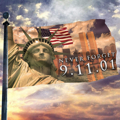 Never Forget 911 Tribute Flag