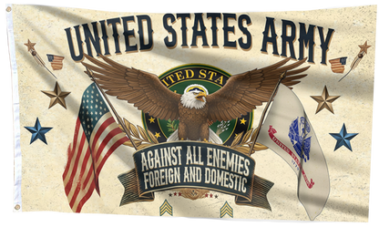 Oath of Defense Army Flag