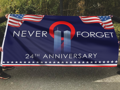 Never Forget Anniversary Memorial Flag