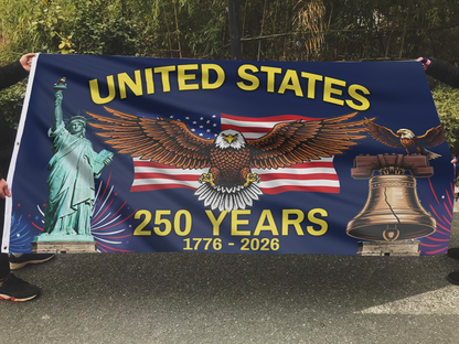 Liberty Eagle Outdoor House Flag