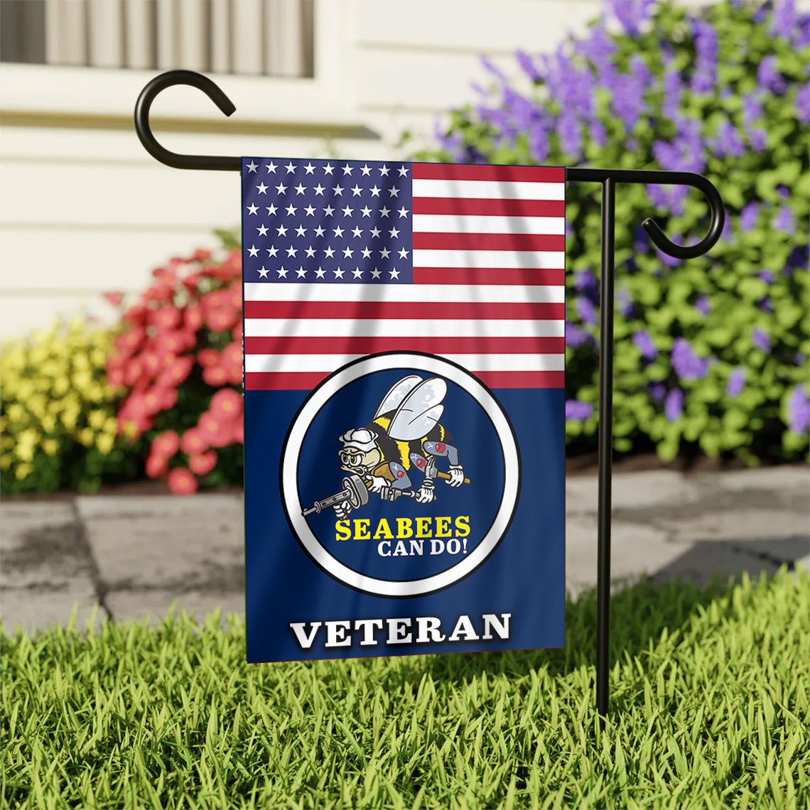 Seabee Pride Outdoor Garden Flag