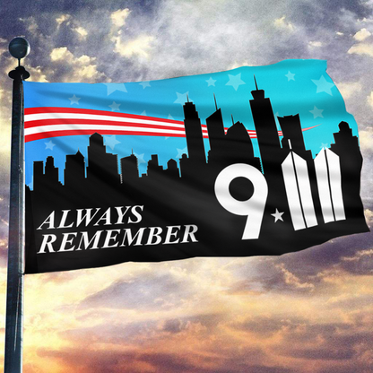 Always Remember Honor Home Flag