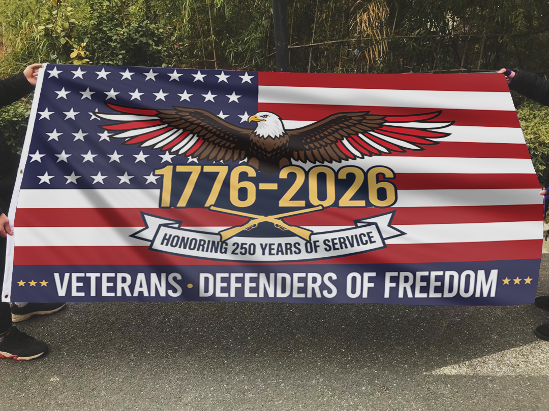 Defenders of Freedom Patriotic Flag