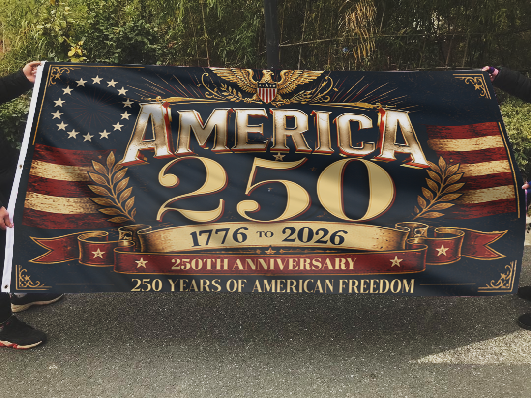 America Strong 250-Year Celebration Flag