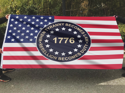 When Tyranny Becomes Law Protest Flag