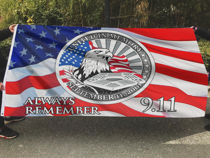 Always Remember Eagle Tribute Flag