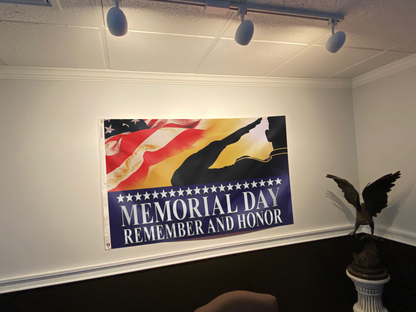 Remember Honor Memorial Day Flag