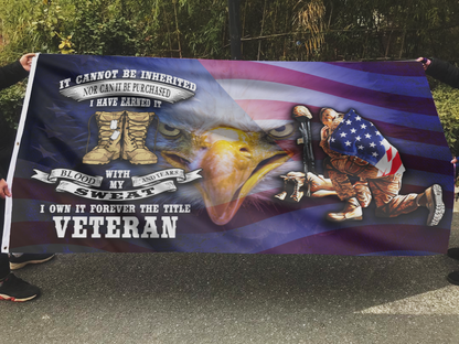 Veteran Honor Flag Wall Banner