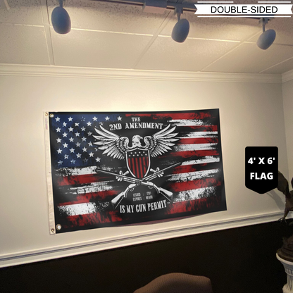 Durable Proud 2nd Amendment Flag