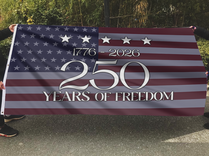250 Years Freedom Celebration Flag