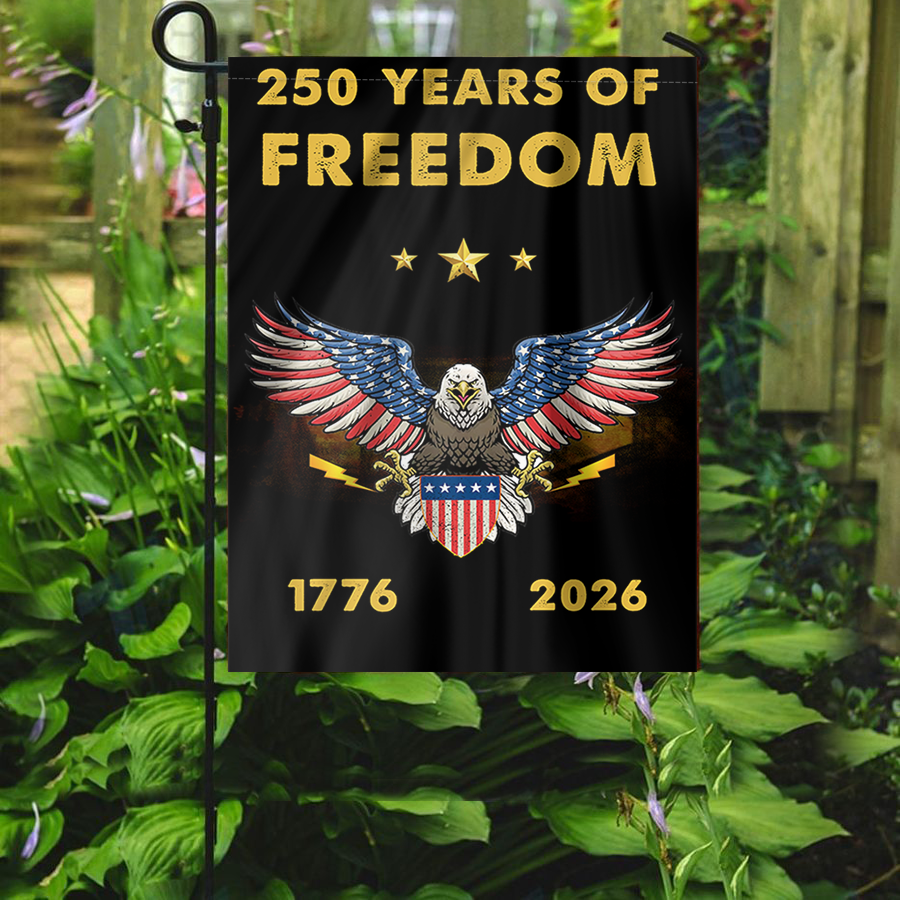 Freedom Eagle Patriotic Garden Flag