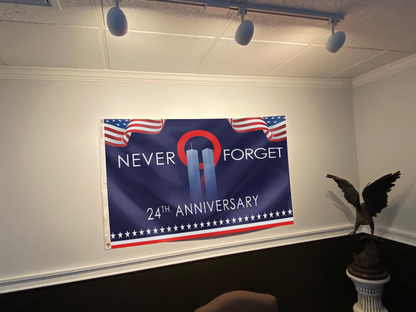 Never Forget Anniversary Memorial Flag
