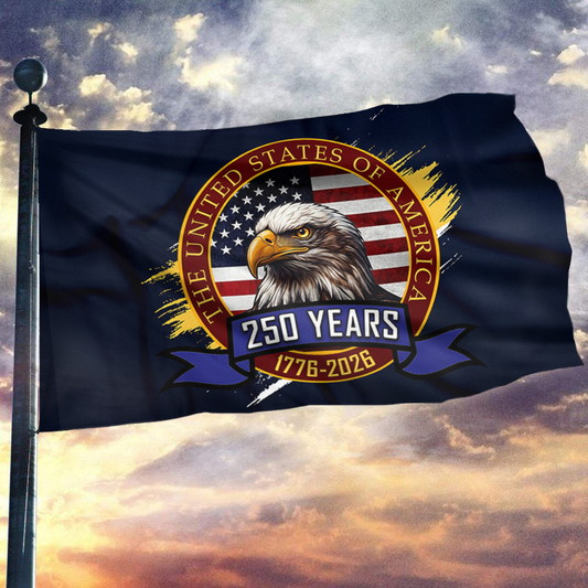 Eagle USA 250 Years Patriotic Flag