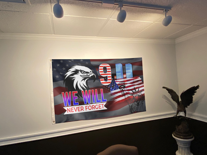 Never Forget Memorial Flag