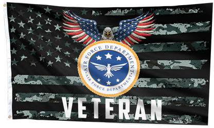 Patriotic Eagle Veteran Tribute Flag