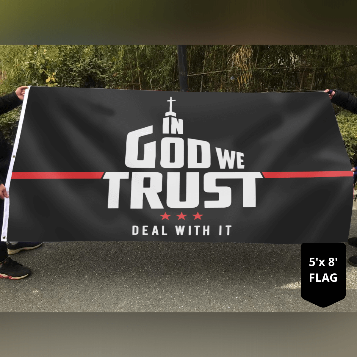 In God We Trust Patriot Flag
