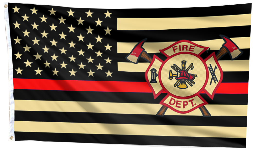 Valor Thin Red Line Flag