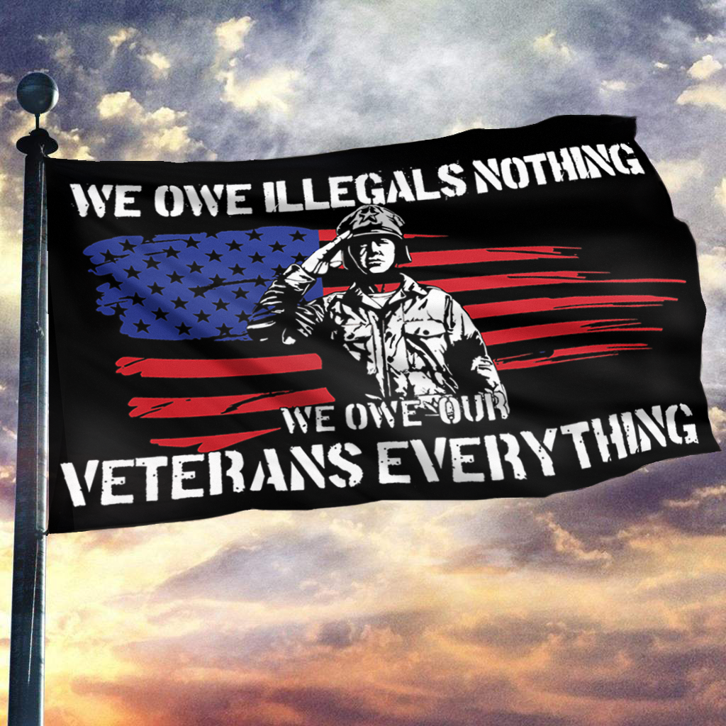 Proud Veterans Tribute Flag Outdoor