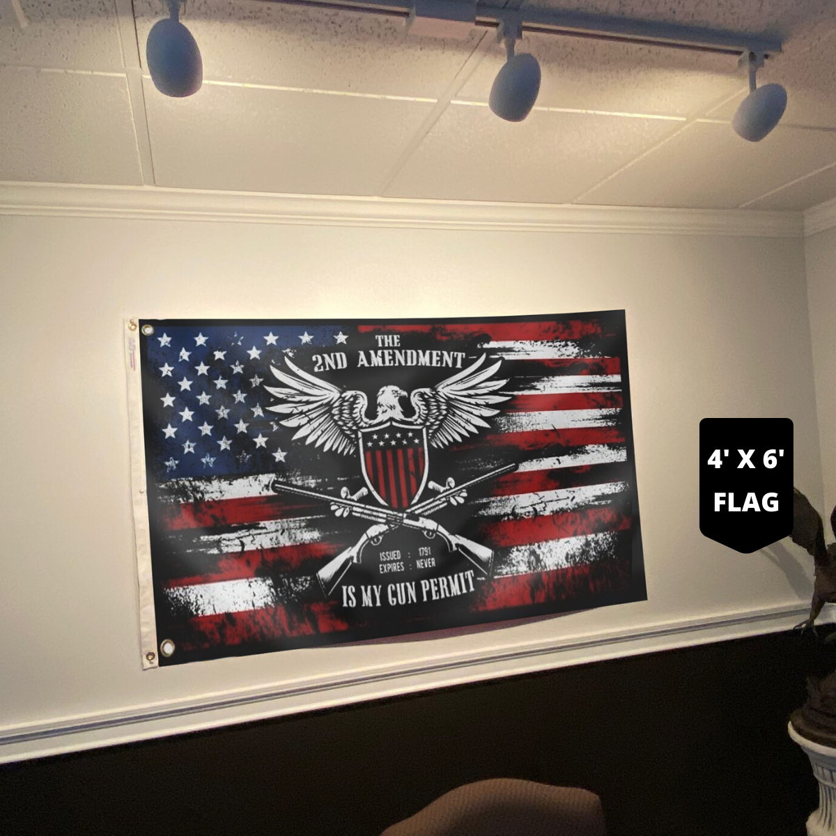 Durable Proud 2nd Amendment Flag