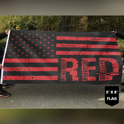 Remember Everyone Deployed Tribute Flag