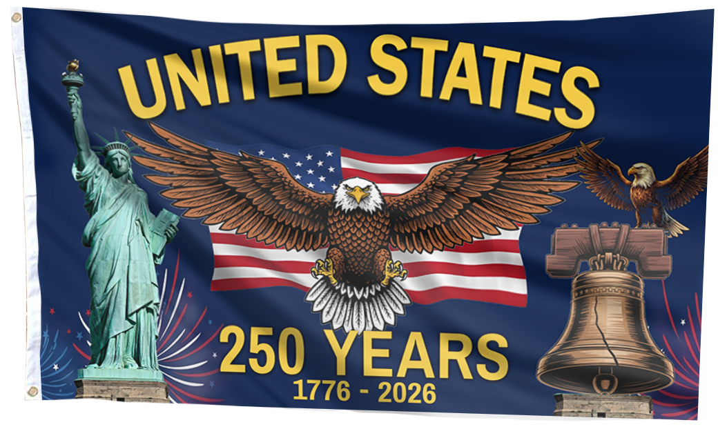 Liberty Eagle Outdoor House Flag
