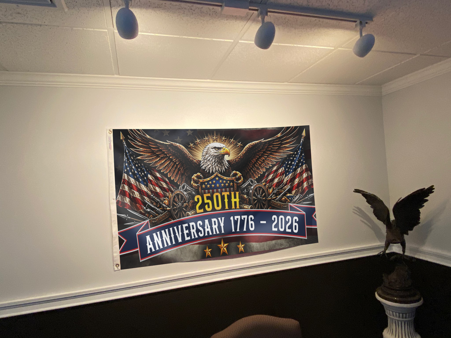 Heritage Eagle 250th Commemorative Flag