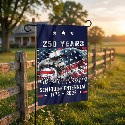 Patriotic Heritage Semi-Quincentennial Yard Flag