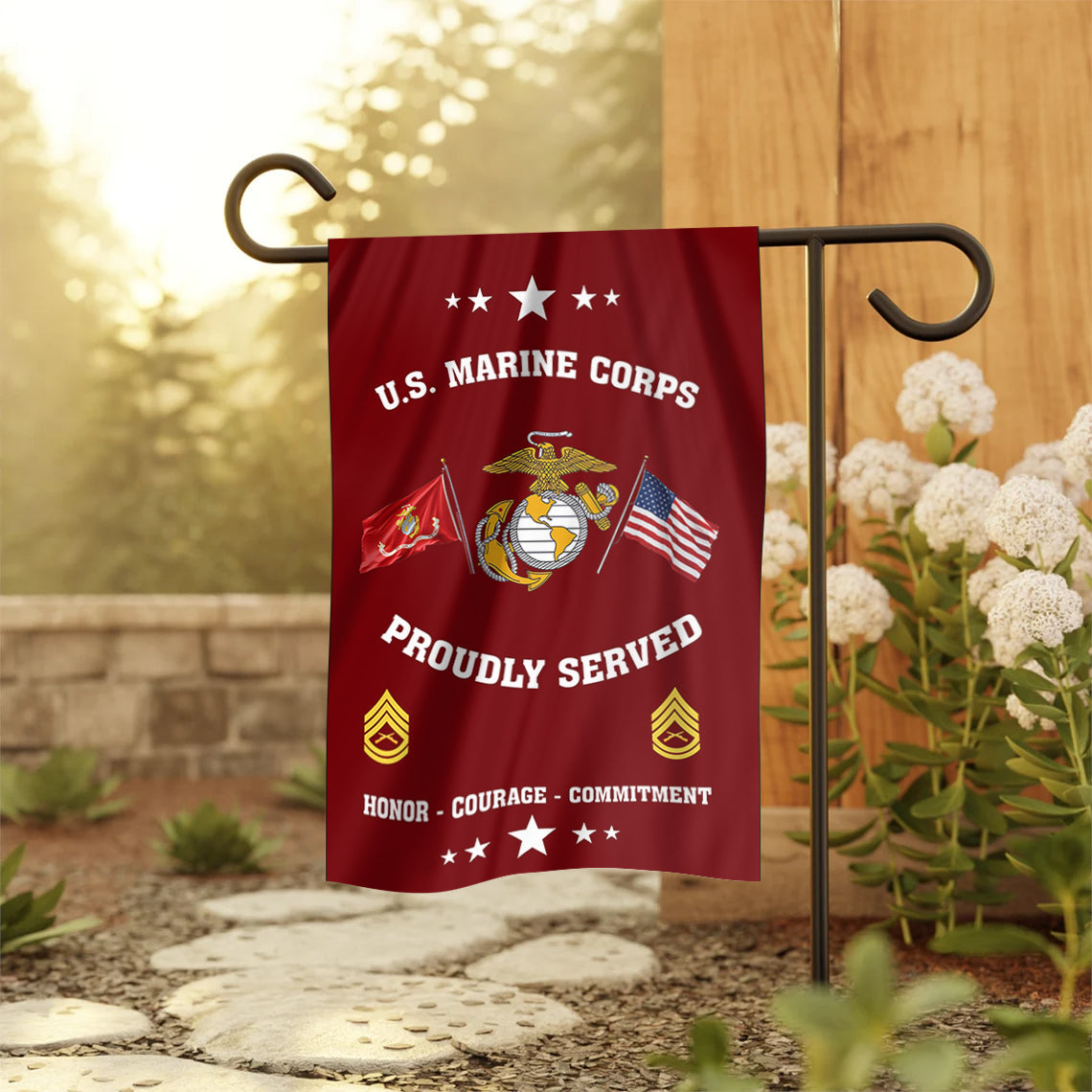 Patriot Yard Marine Corps Flag