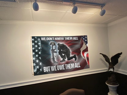 We Owe Them All Memorial Flag