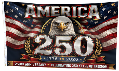Patriotic Eagle Stars and Stripes Flag