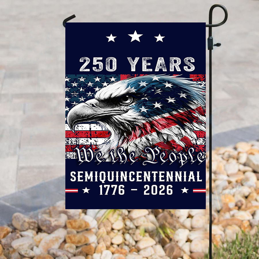 Patriotic Heritage Semi-Quincentennial Yard Flag