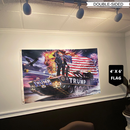 Patriot Rally Rare Tank Flag