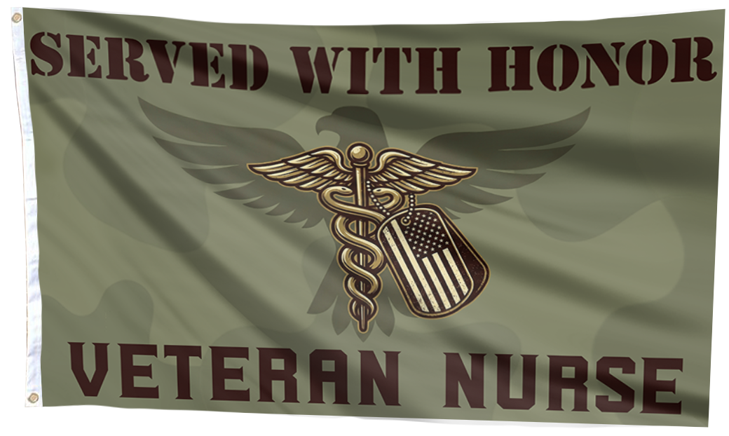 Proud Served With Honor Flag