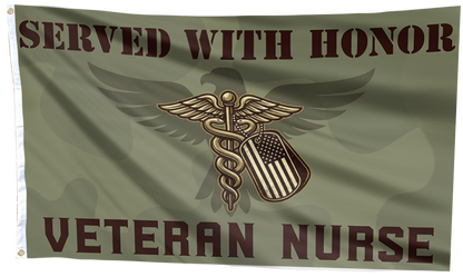Proud Served With Honor Flag