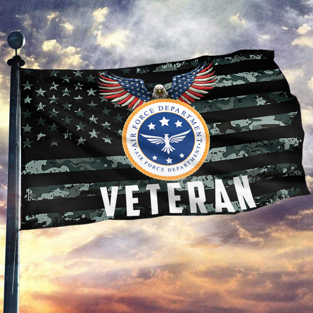 Patriotic Eagle Veteran Tribute Flag