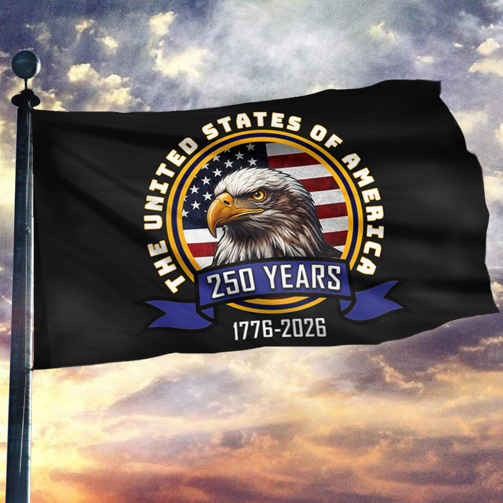 American Patriotic Eagle Celebration Flag