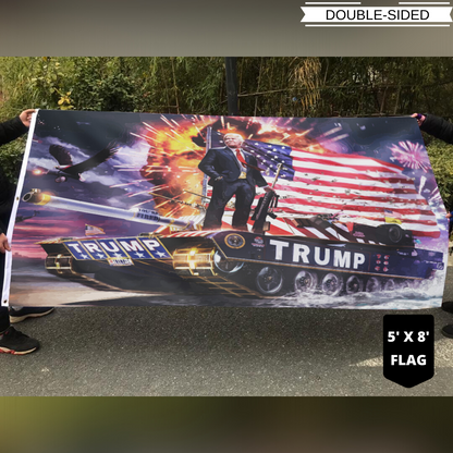 Patriot Rally Rare Tank Flag