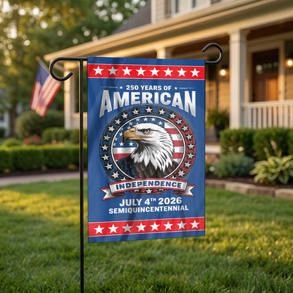 Patriotic Yard Welcome Garden Flag