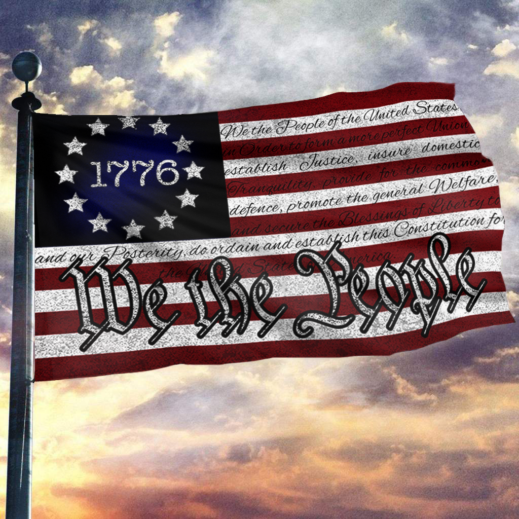 Vintage Betsy Ross Patriotic Flag