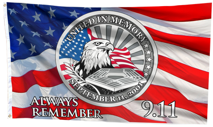 Always Remember Eagle Tribute Flag
